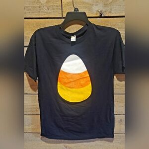 NWOT Black Candy Corn T-Shirt